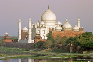 The Taj Mahal by the Yamuna River
