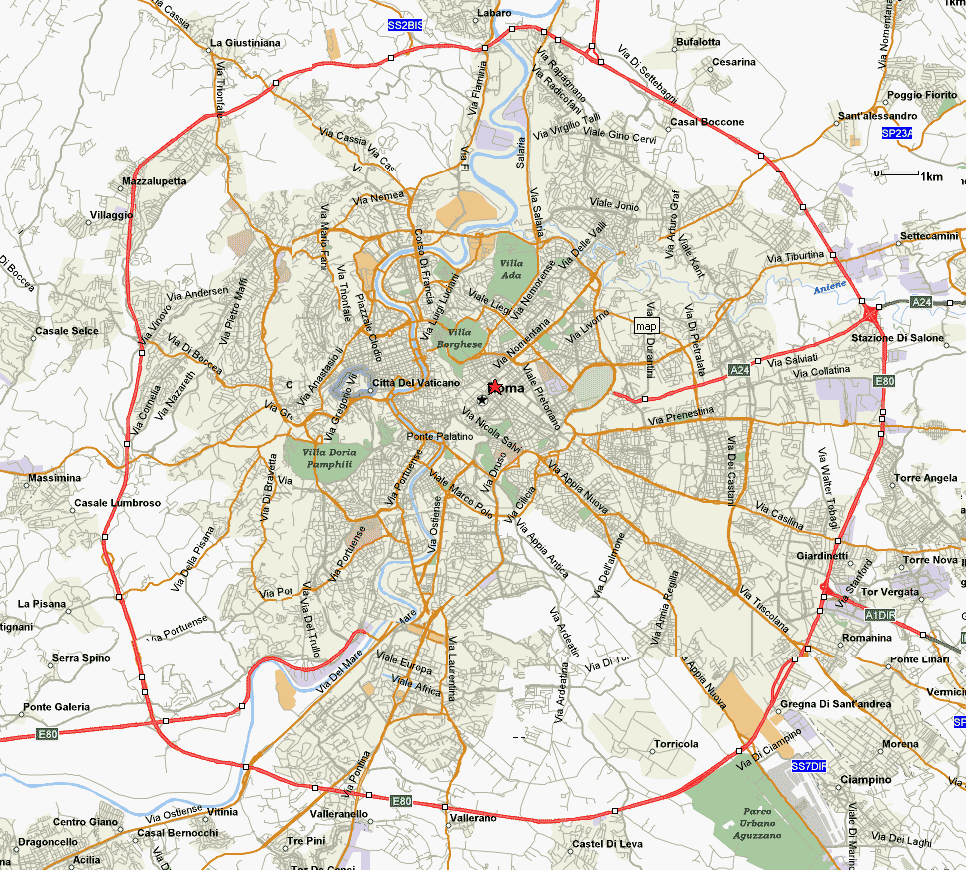 Maps Of Rome Italy Roma Italia Maps Goparoo