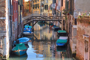 Small Canal in Venice, Italy