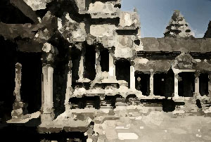Angkor Wat Inside View