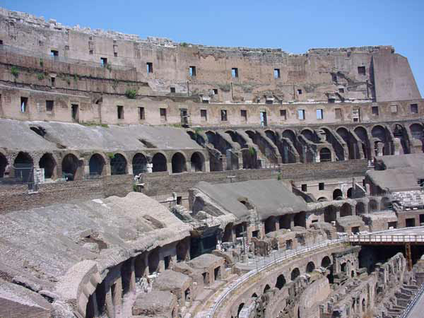 Rome Coliseum Interior Architecture