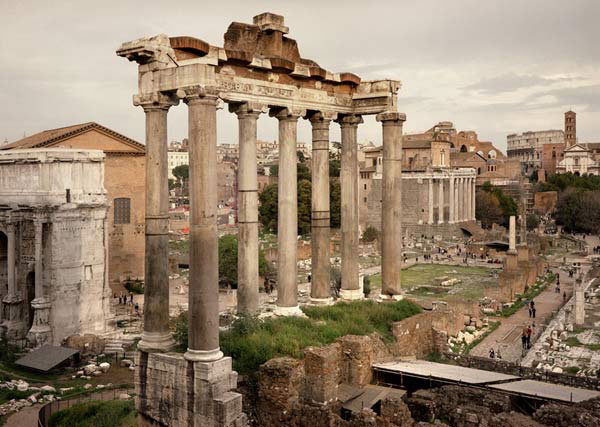 Saturn Temple at the Roman Forum
