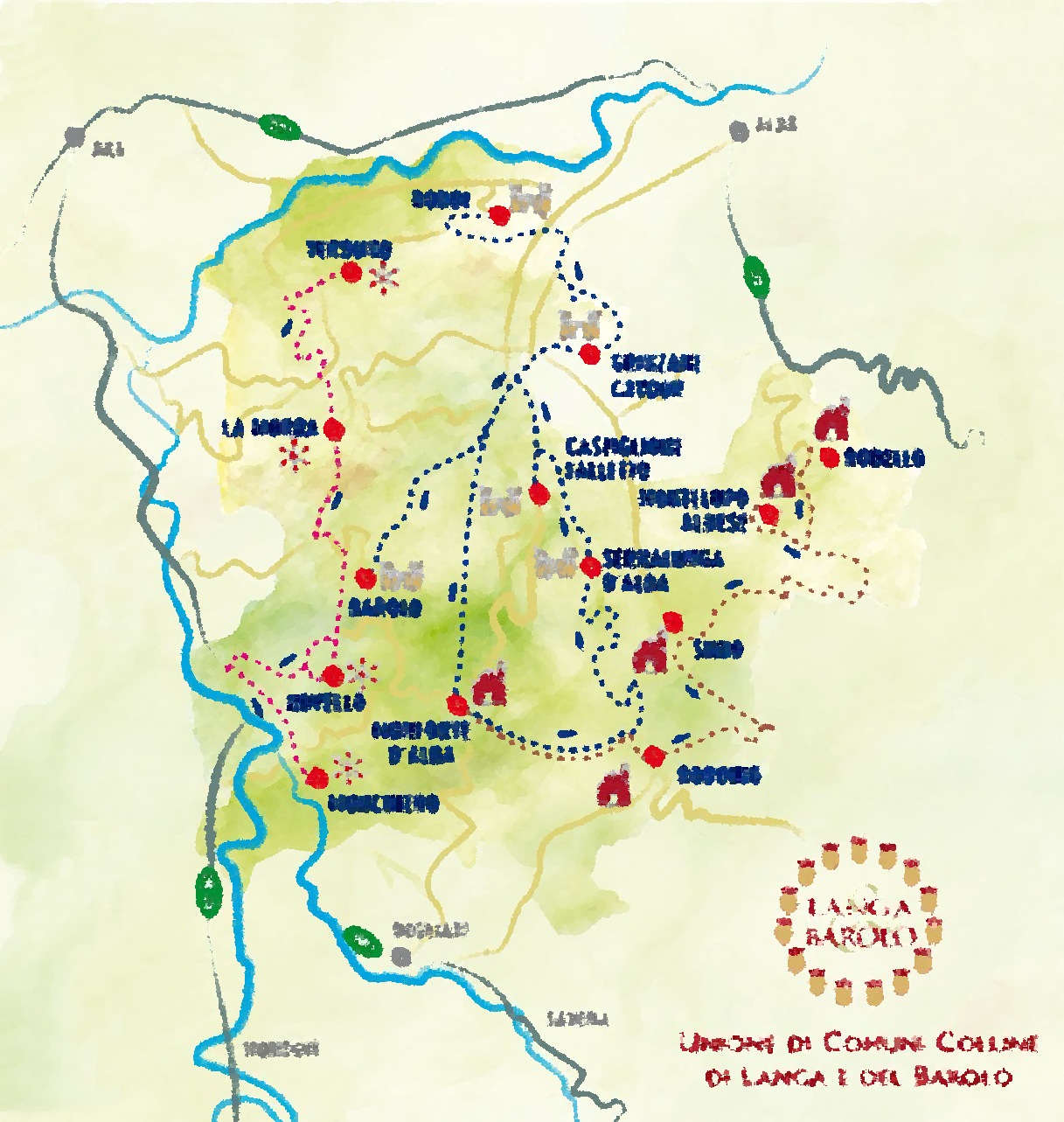 Langhe Map