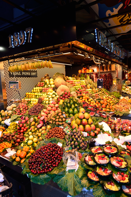 Market fruit stand
