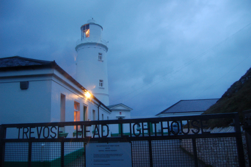 Trevose Head Lighthouse in Cornwall UK