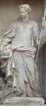 Statue of Salubrity in the Trevi Fountain
